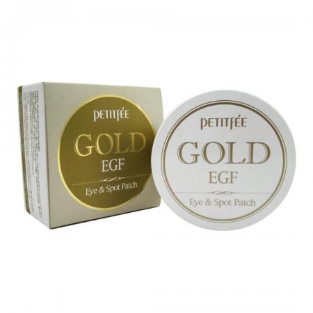 Гидрогелевые патчи для глаз с золотом (Premium gold & EGF eye patch) Petitfee | Петитфи 60шт-1