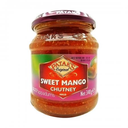 Паста чатни из манго сладкая (sweet mango chutney) Patak's | Патакс 340г-1