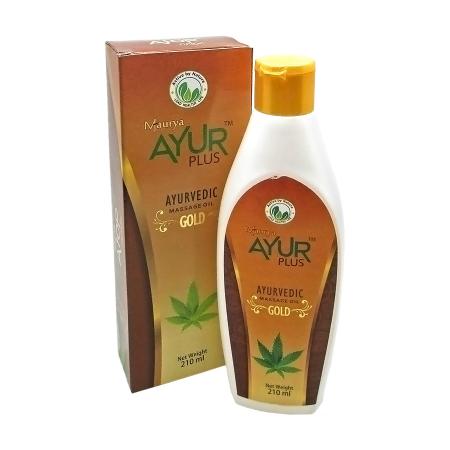 Аюрведическое масло массажное (massage oil) Ayur Plus | Аюр Плюс 210мл-1