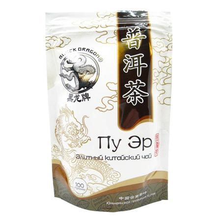 Чай Пуэр (puer tea) элитный Black Dragon | Блэк Драгон 100г-1