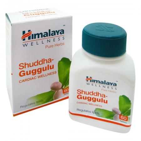 Шудха-Гуггулу (Shuddha-Guggulu) против холестерина Himalaya | Хималая 60 таб-1