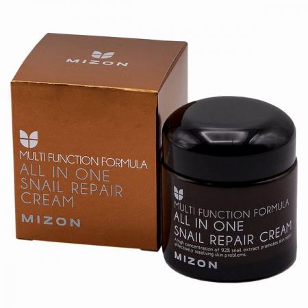 Восстанавливающий крем для лица с экстрактом улитки (Snail repair cream) Mizon | Мизон 75мл-1