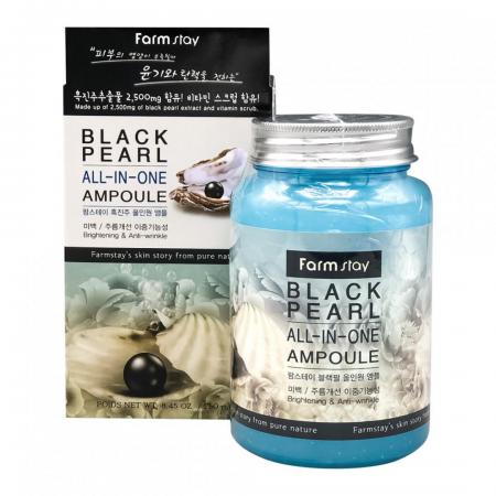Ампульная сыворотка с экстрактом черного жемчуга (Black pearl all in one ampoule) Farm Stay | Фарм Стэй 250мл-1