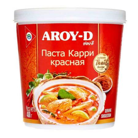 Паста карри (Curry paste) красная Aroy-D | Арой-Ди 400г-1
