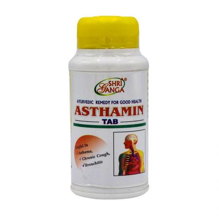 Астамин (Asthamin) для очищения легких Shri Ganga | Шри Ганга 100 таб-1