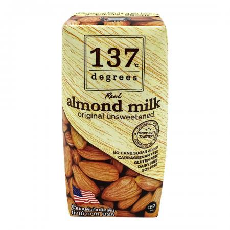 Миндальное молоко без сахара (almond milk) 137 Degrees | 137 Дегрис 180мл-1