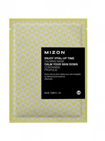 Тканевая маска для лица успокаивающая (Enjoy vital up time calming mask) Mizon | Мизон 25мл-1