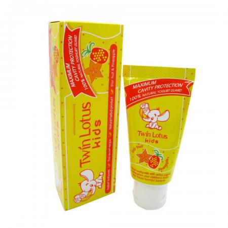 Детская зубная паста Карамбола и ананас (toothpaste) Twin Lotus | Твин Лотус 50г-1