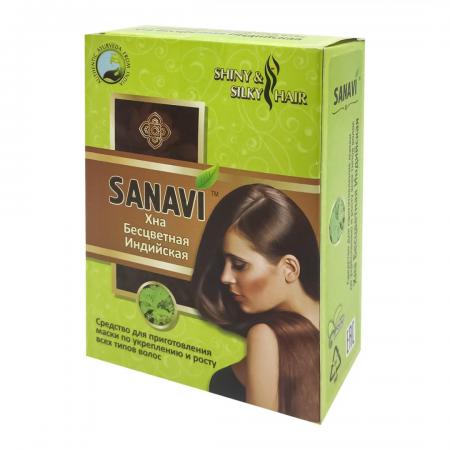 Натуральная хна для волос бесцветная (henna) Sanavi | Санави 100г-1