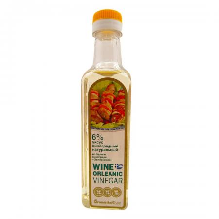 Виноградный уксус натуральный (grape vinegar) 6% Олимпик Фудс 250мл-1