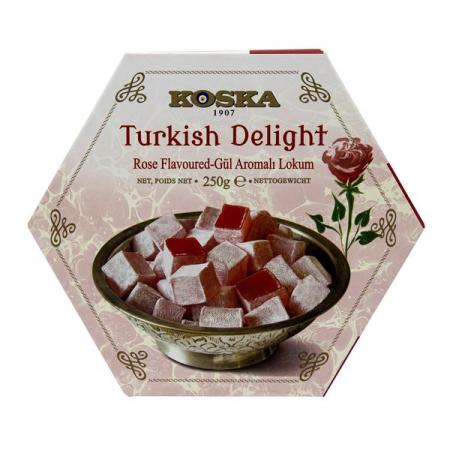 Рахат-лукум со вкусом розы (Turkish Delight) Koska | Коска 250г-1