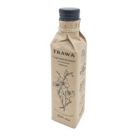 Сыродавленное масло льняное (linseed oil) TRAWA | ТРАВА 250мл-1
