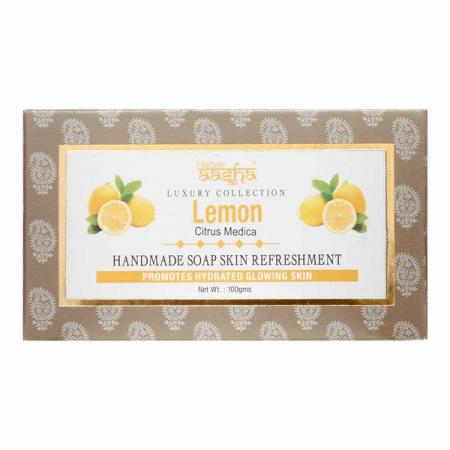 Мыло ручной работы Лимон (handmade soap) Aasha Herbals | Ааша Хербалс 100г-1