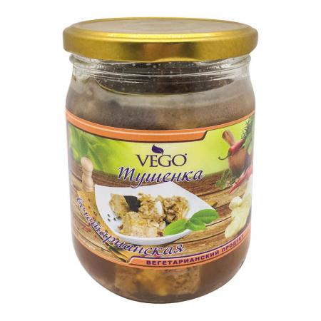 Вегетарианская тушенка с имбирем (soy meat) VEGO | ВЕГО 500г-1