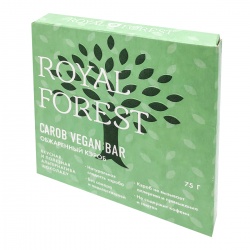 Веганский шоколад из кэроба (vegan chocolate) Royal Forest | Роял Форест 75г