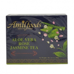 Черный чай с алоэ вера, лепестками розы и жасмином (black tea) Amil | Амил 100г