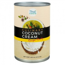 Кокосовые сливки (coconut cream) 21-22% жирность Thai Coco | 400мл