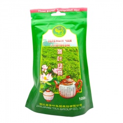 Зеленый чай с лотосом (green tea) Верблюд 100г