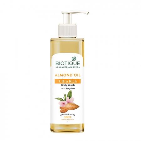 Питательный гель для душа на основе миндального масла (Almond Oil Ultra Rich Body Wash) Biotique | Биотик 200мл