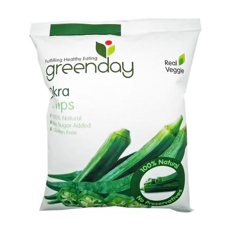 Чипсы из окры (chips) GreenDay | ГринДэй 25г