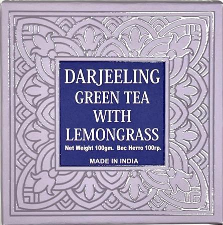 Чай Дарджилинг Зелёный С Лемонграссом Darjeeling Green Tea With Lemongrass Black Bazaar | Бхарат Базар 100г