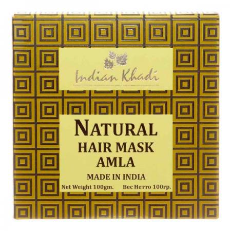 Натуральная маска для волос (hair mask) Амла Indian Khadi | Индиан Кади 100г