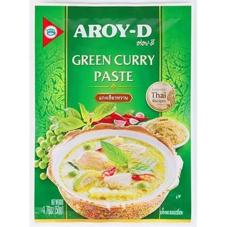 Паста карри (Curry paste) зеленая Aroy-D | Арой-Ди 50г