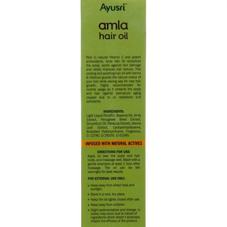 Масло для волос Амла Herbal Hair Oil Amla Ayusri | Аюсри 200 мл