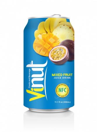 VINUT Mixed juice drink Напиток б/ал негаз сокосодержащий в ж/б 330мл