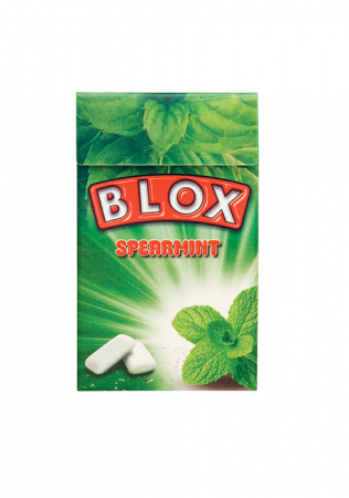 Blox Spearmint Жевательная резинка мята 23г