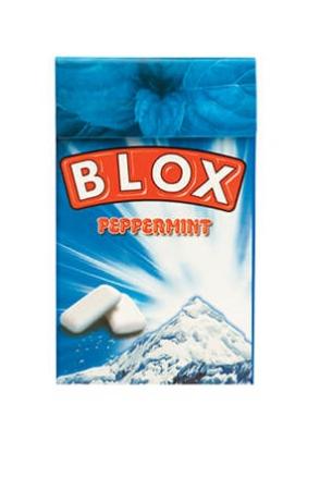 Blox Peppermint Жевательная резинка перечная мята 23г