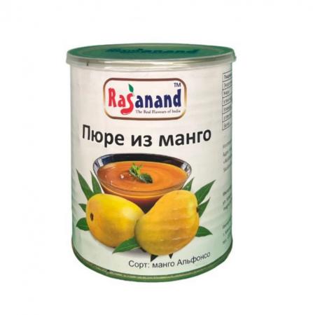 Rasanand Alphonso Mango Pulp Пюре из манго 850г ж/б
