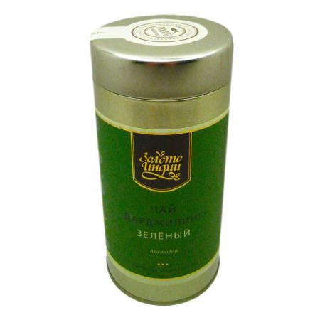 Зеленый чай Дарджилинг листовой (darjeeling tea) Золото Индии 100г
