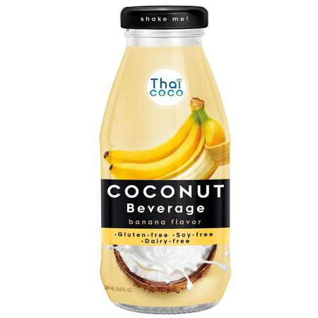 Кокосовый напиток со вкусом банана Thai Coco | 280мл