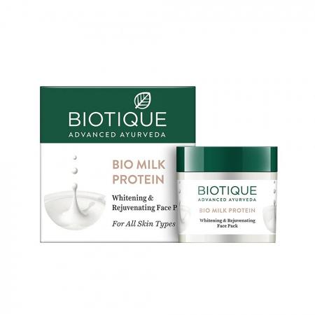 Восстанавливающая маска для лица с молочным протеином (BIO MILK protein & rejuvenating face Biotique) | Биотик 175г