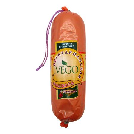 Веганская колбаса паштетная с овощами постная (vegan sausage) VEGO | ВЕГО 250г