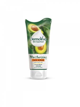 DermoViva Skin Superfood Avocado Moisturizing Face Scrub Скраб для кожи лица увлажняющий 150г