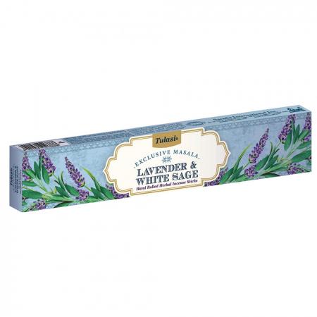 Благовония Lavender & White Sage Лаванда и Белый шалфей TULASI Exclusive I ТУЛАСИ 15г