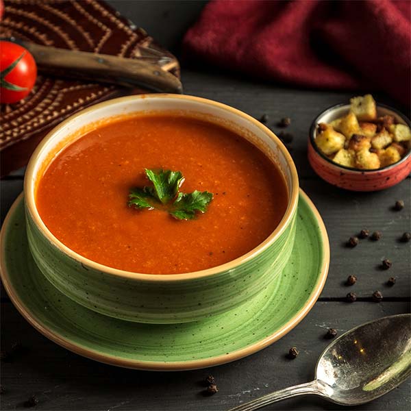 Рецепт - Суп томатный с кориандром